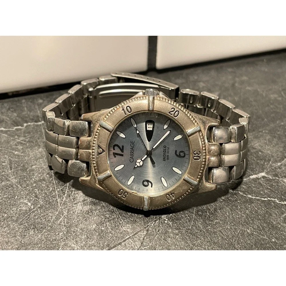 Mens Vintage Carriage Watch - New Battery